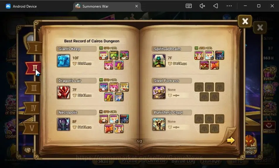 Summoners War: Sky Arena Accounts GLOBAL Lv 33|1 LD[Hanwul]|11 Total NB5[Rica,Feng Y image 4