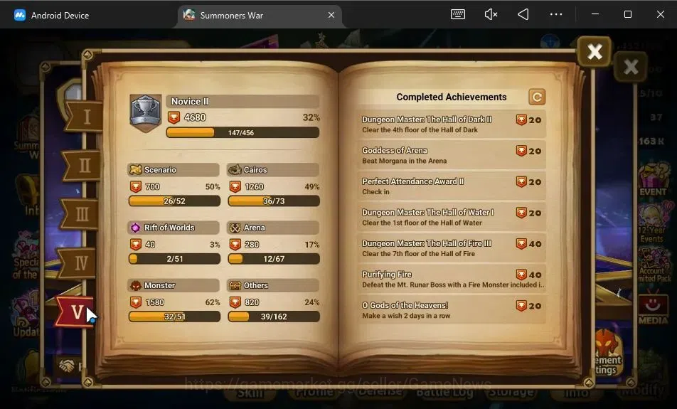 Summoners War: Sky Arena Accounts GLOBAL Lv 33|1 LD[Hanwul]|11 Total NB5[Rica,Feng Y image 7