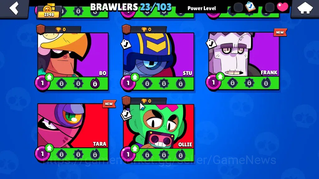 Brawl Stars Accounts 2348 Trophy|9,7k Bling|23 Brawlers 3 Max|Full Buff image 10