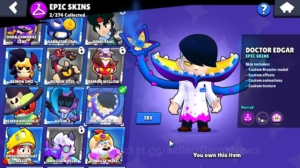 Brawl Stars Accounts 2348 Trophy|9,7k Bling|23 Brawlers 3 Max|Full Buff image 15