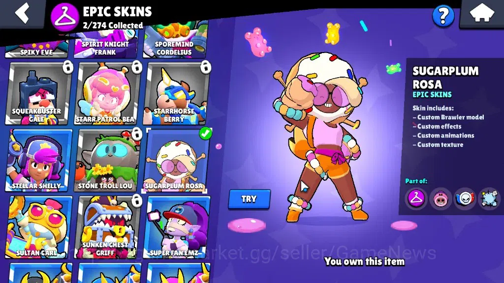 Brawl Stars Accounts 2348 Trophy|9,7k Bling|23 Brawlers 3 Max|Full Buff image 16