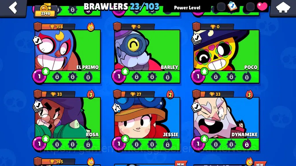 Brawl Stars Accounts 2348 Trophy|9,7k Bling|23 Brawlers 3 Max|Full Buff image 8
