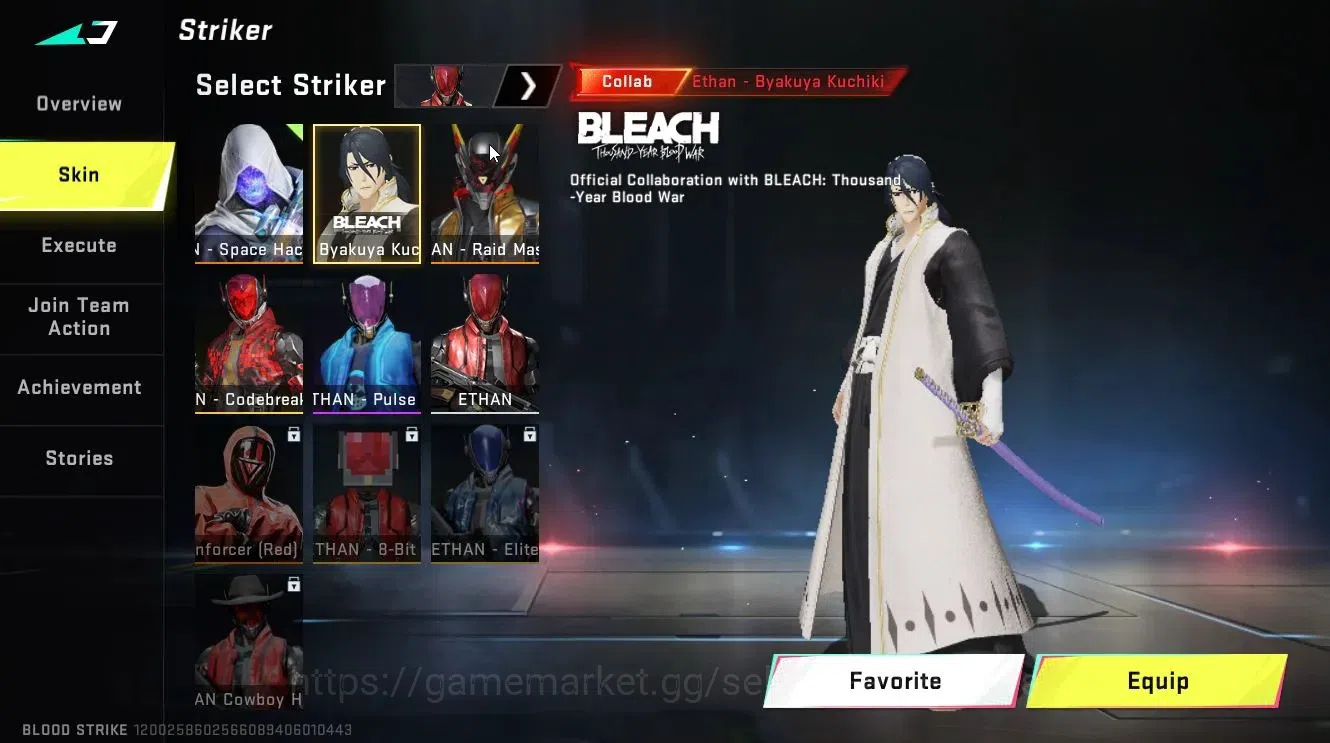 Blood Strike Accounts ASIA|ETERNAL [M4A1 lv3]|Collab BLEACH[Byakuya,Tosh image 8