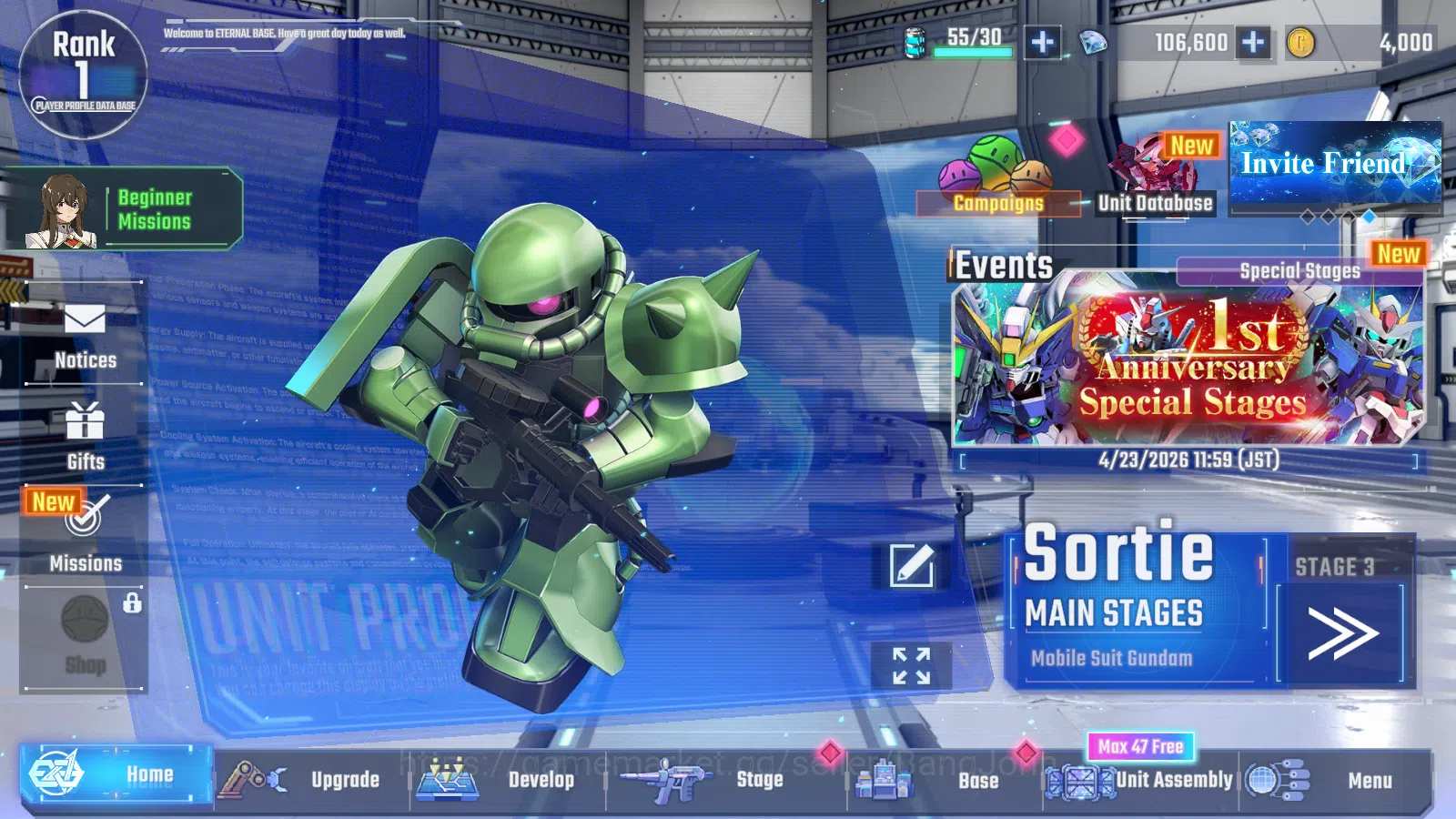Global Rank 1 | FreshStory | 100+K Diamond, Selector Banner On, 8Gundam SSR+ 2Supp SSR | Gacha Acc, LogBandai Check SS RA261B SD Gundam G Generation ETERNAL Accounts Global Rank 1 | FreshStory | 100+K Diamond, Selector Banner On, 8Gundam SSR+ 2Supp