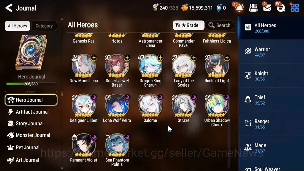 Epic Seven Accounts ASIA|22 ML(Notos,Salome,LOTScales,BArunka,NM Luna, image 7