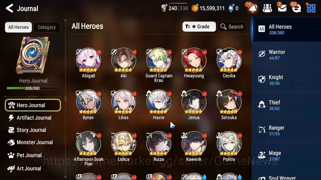 Epic Seven Accounts ASIA|22 ML(Notos,Salome,LOTScales,BArunka,NM Luna, image 8