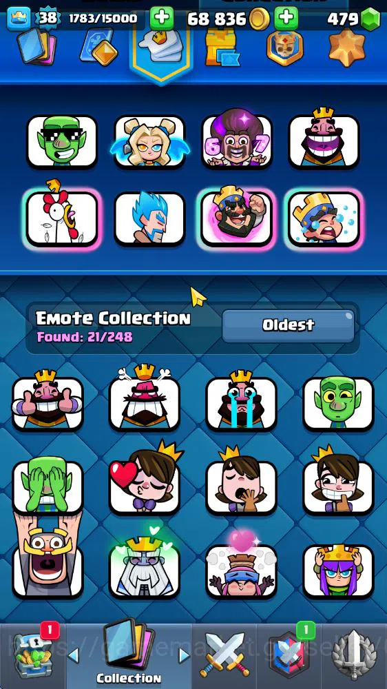 Clash Royale Accounts Lv 38|Trophy 7127|KTL 13|Limited Skin|Card 121|1 H image 16