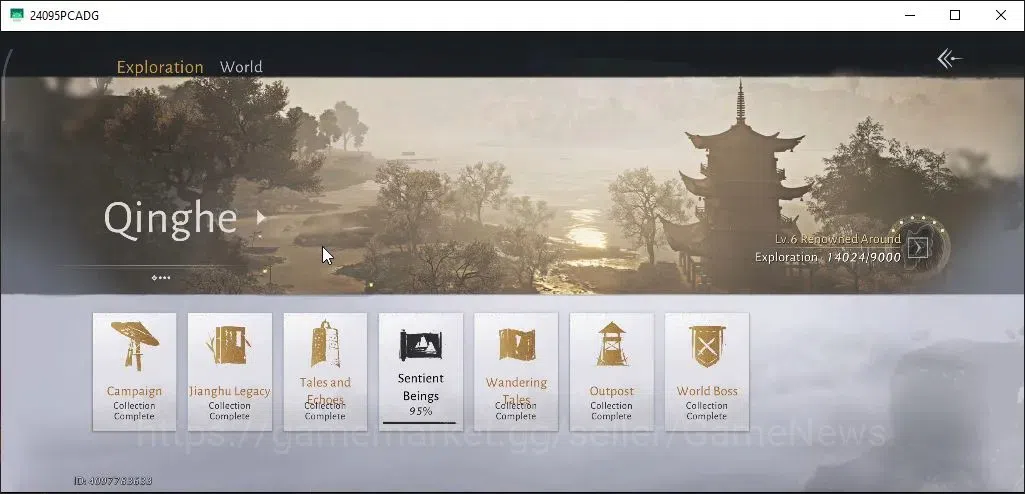 Where Winds Meet Accounts GLOBAL|Lv 95|25k GS|2 HC|Peaceful Life Set,Return  image 15
