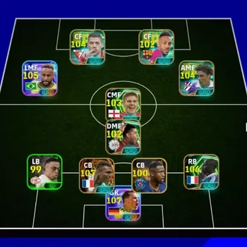 eFootball Accounts Legends & Iconic Players Android|Big Time Marcel Desailly|12 Epic Lilian Thuram,Rui Costa,Suarez,Etc|Show
