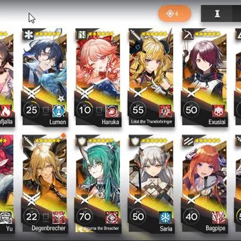 Arknights High-End Lv 48|153 OP + 16 Skin|5 Limited|ETNC P3,Sakiko To image 1