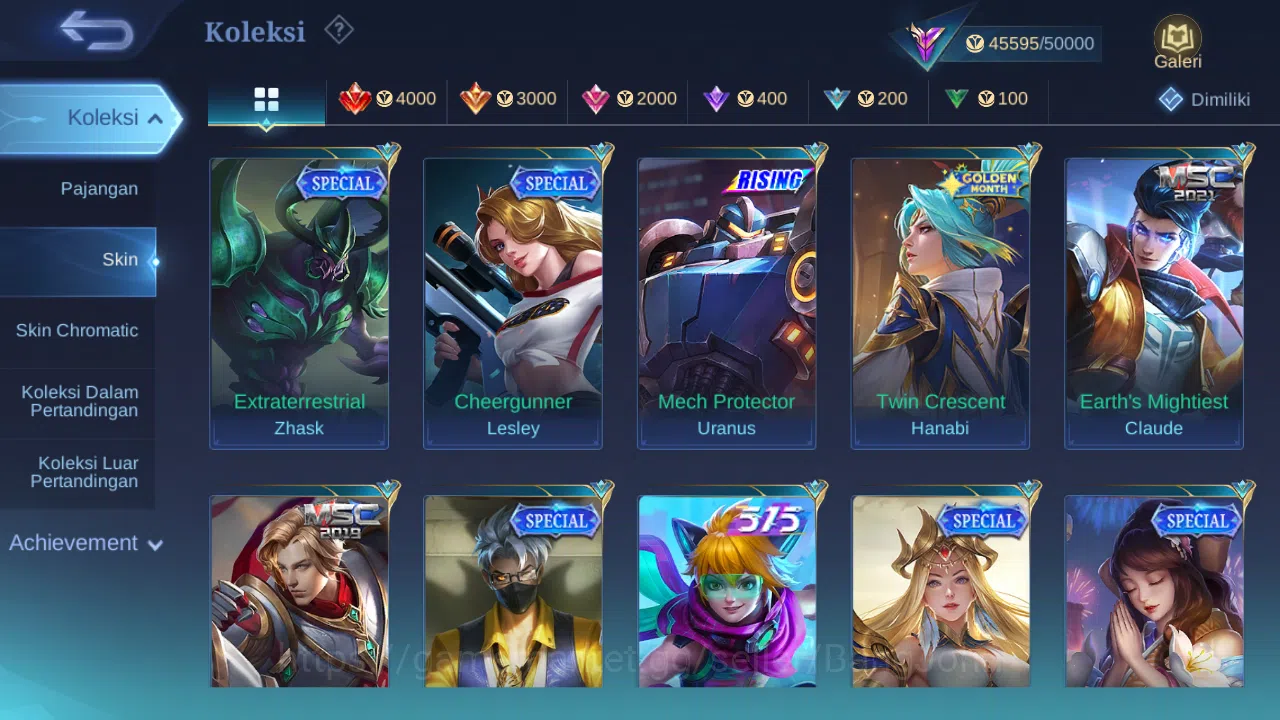 Mobile Legends: Bang Bang Accounts Hero 132 Skin 219 | KOF Karina | Transfor Roger |  image 10
