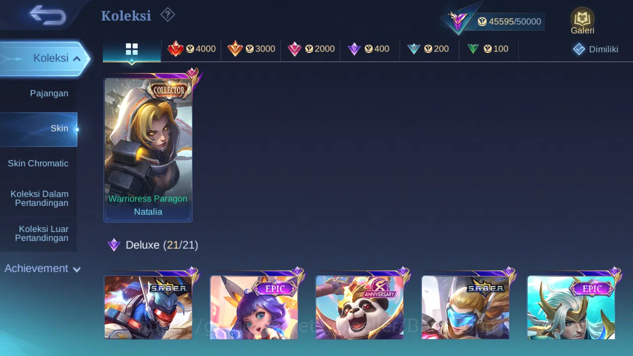 Mobile Legends: Bang Bang Accounts Hero 132 Skin 219 | KOF Karina | Transfor Roger |  image 3