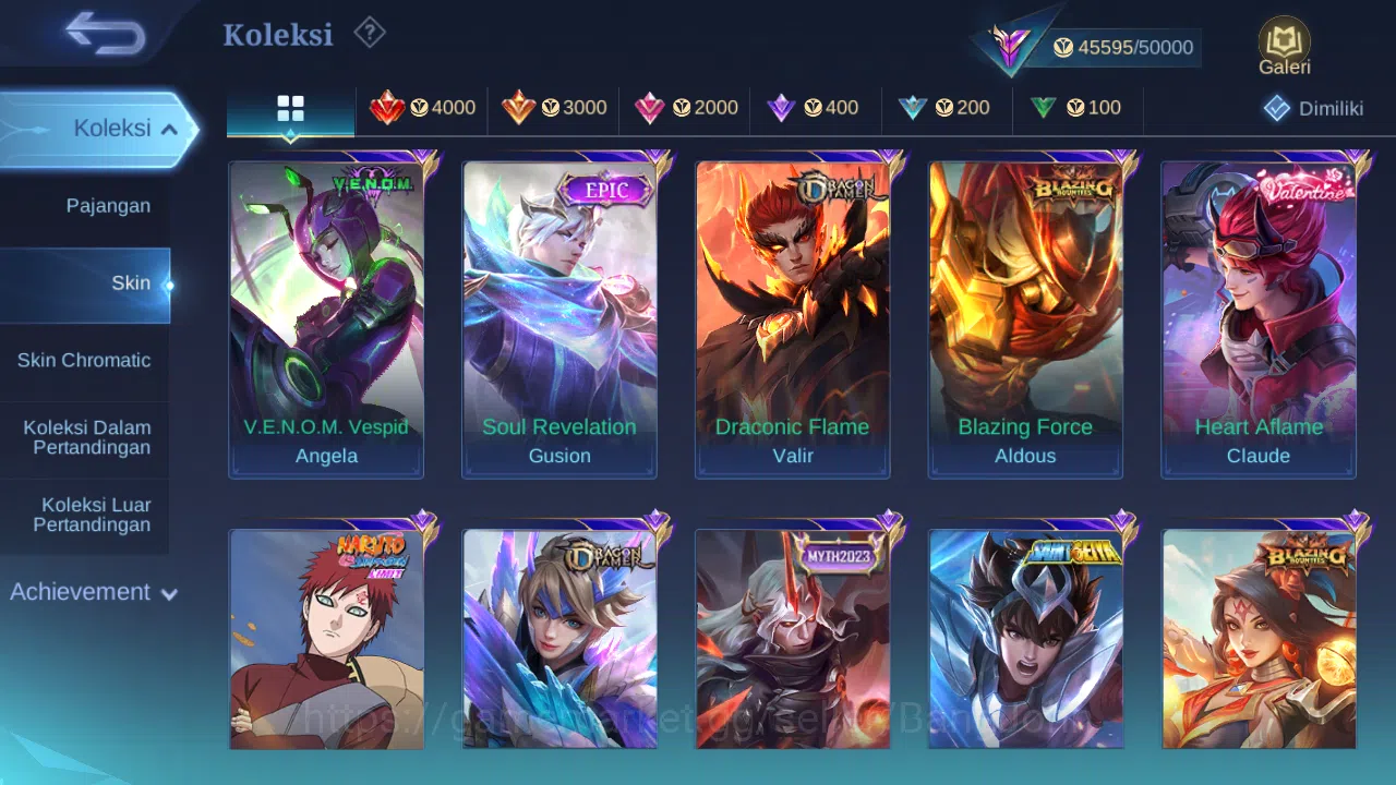 Mobile Legends: Bang Bang Accounts Hero 132 Skin 219 | KOF Karina | Transfor Roger |  image 6