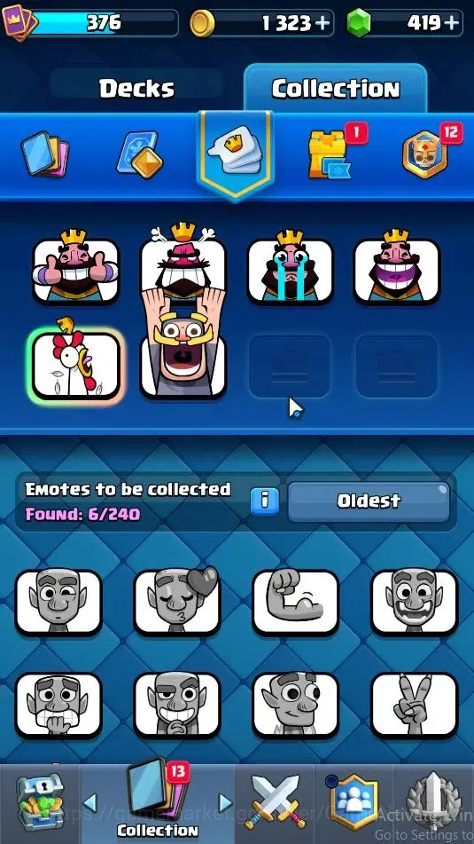 Clash Royale Accounts Lv 376|Trophy 3045|KTL 9|Card 48/121|1 Hero 3 EVO image 10
