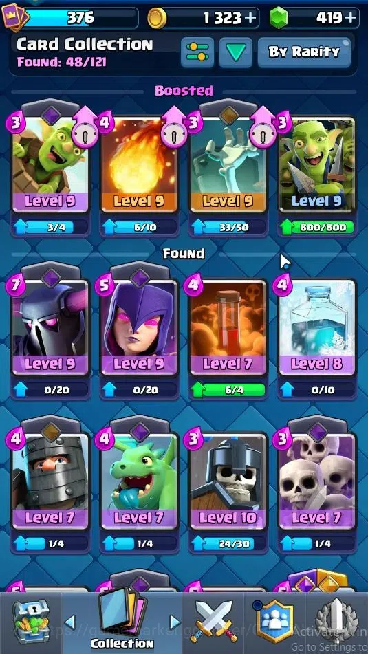 Clash Royale Accounts Lv 376|Trophy 3045|KTL 9|Card 48/121|1 Hero 3 EVO image 13