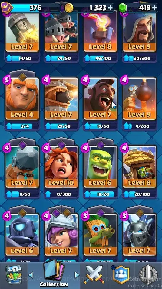 Clash Royale Accounts Lv 376|Trophy 3045|KTL 9|Card 48/121|1 Hero 3 EVO image 14
