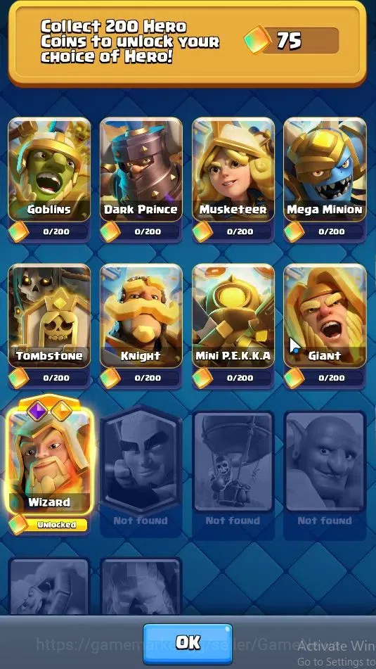 Clash Royale Accounts Lv 376|Trophy 3045|KTL 9|Card 48/121|1 Hero 3 EVO image 6