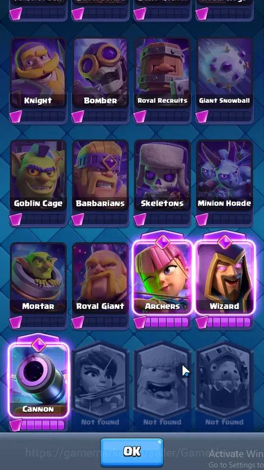 Clash Royale Accounts Lv 376|Trophy 3045|KTL 9|Card 48/121|1 Hero 3 EVO image 9