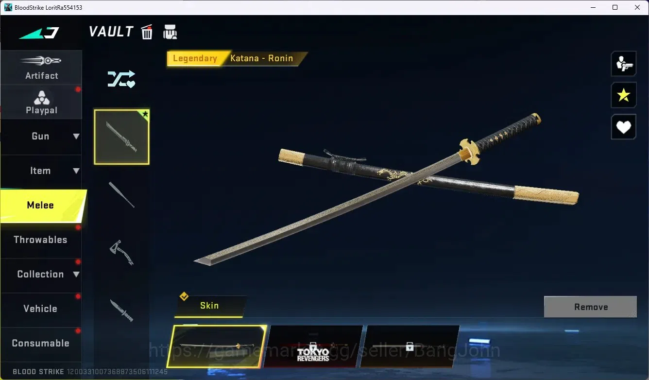 Blood Strike Accounts ASIA|Collab Gun MCX - EVA-00|2 Legend Gun|Collab E image 7