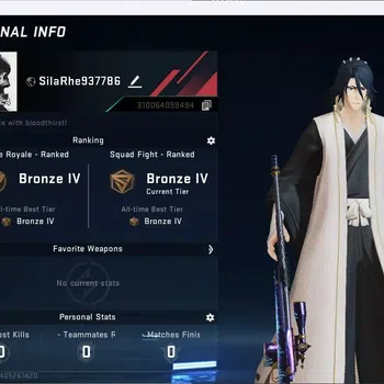 Blood Strike Collab Skin ASIA | BLEACH Byakuya Kuchiki | Collab Gun EVA: MC image 1
