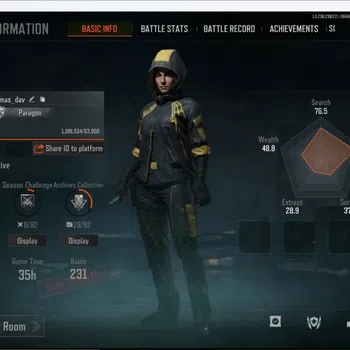 Arena Breakout High-End Mobile | Lvl 30 | SV 10.2M | CV 5.4M | 14 Epic WP  image 1