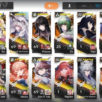 Arknights Accounts High-End Lv81|OP 206|46k Orundum + 10 Limited (Wisadel,Shu,KirinYato, Sakiko, SilverAsh,etc)|Check
