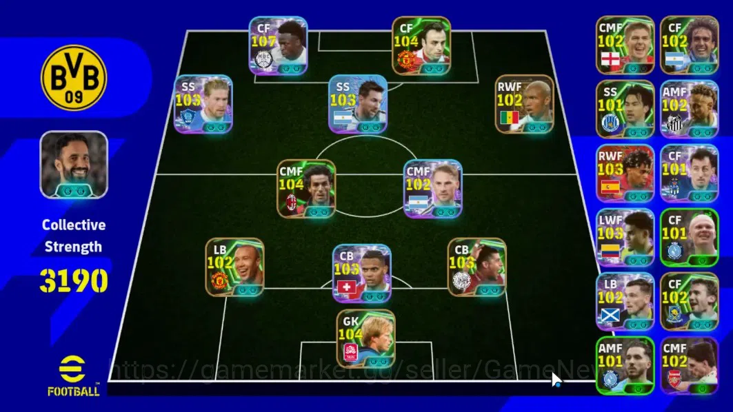 eFootball Accounts Android|Epic Roberto Donadoni,Dimitar Berbatov,Ste image 1