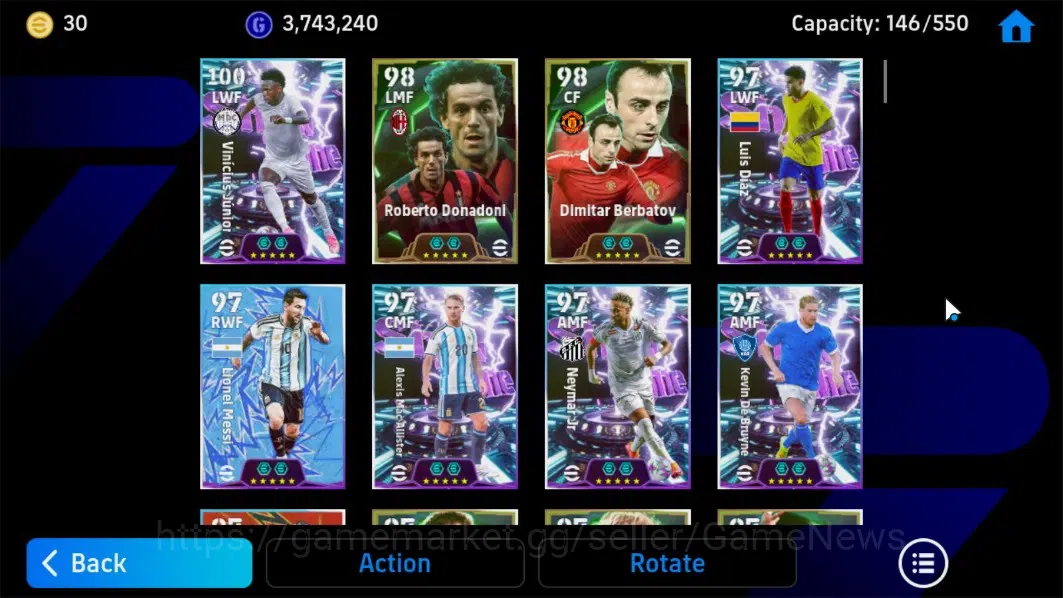 eFootball Accounts Android|Epic Roberto Donadoni,Dimitar Berbatov,Ste image 4