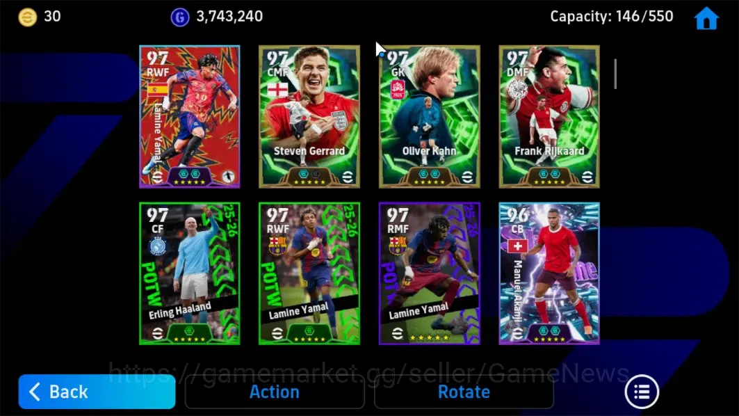 eFootball Accounts Android|Epic Roberto Donadoni,Dimitar Berbatov,Ste image 5