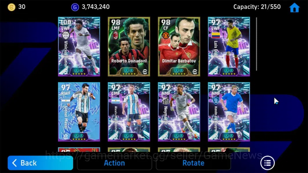 eFootball Accounts Android|Epic Roberto Donadoni,Dimitar Berbatov,Ste image 7
