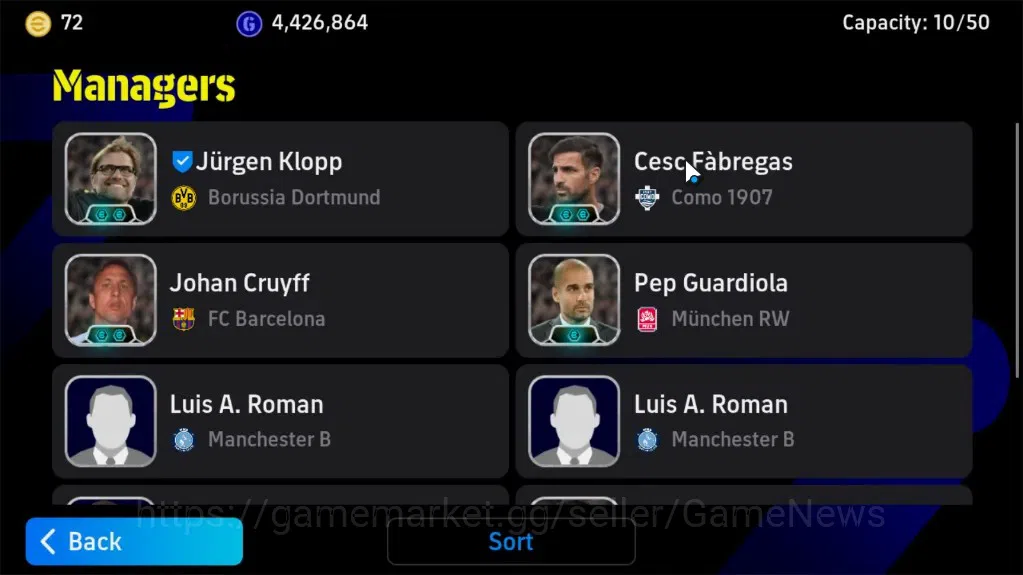 eFootball Accounts Android |Big Time (Shunsuke Nakamura)27 Epic,17Leg image 4