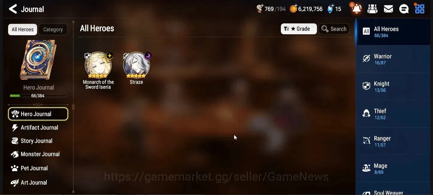 Epic Seven Accounts Limited Hero GLOBAL UnVerif|New Era|2 ML(Straze,MS Iseria) +Iseria,Tenebria,Landy,Ilynav,Lidica|Poh 1