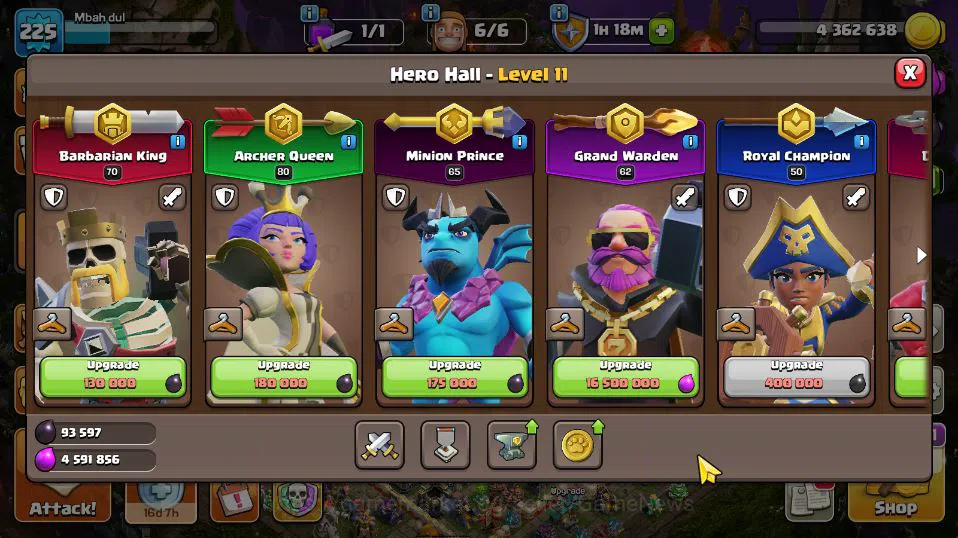 Clash of Clans Accounts TH 17-BH 10|Almost MAX|LV 225|HH 11|BK 70,AQ 80,GW image 6