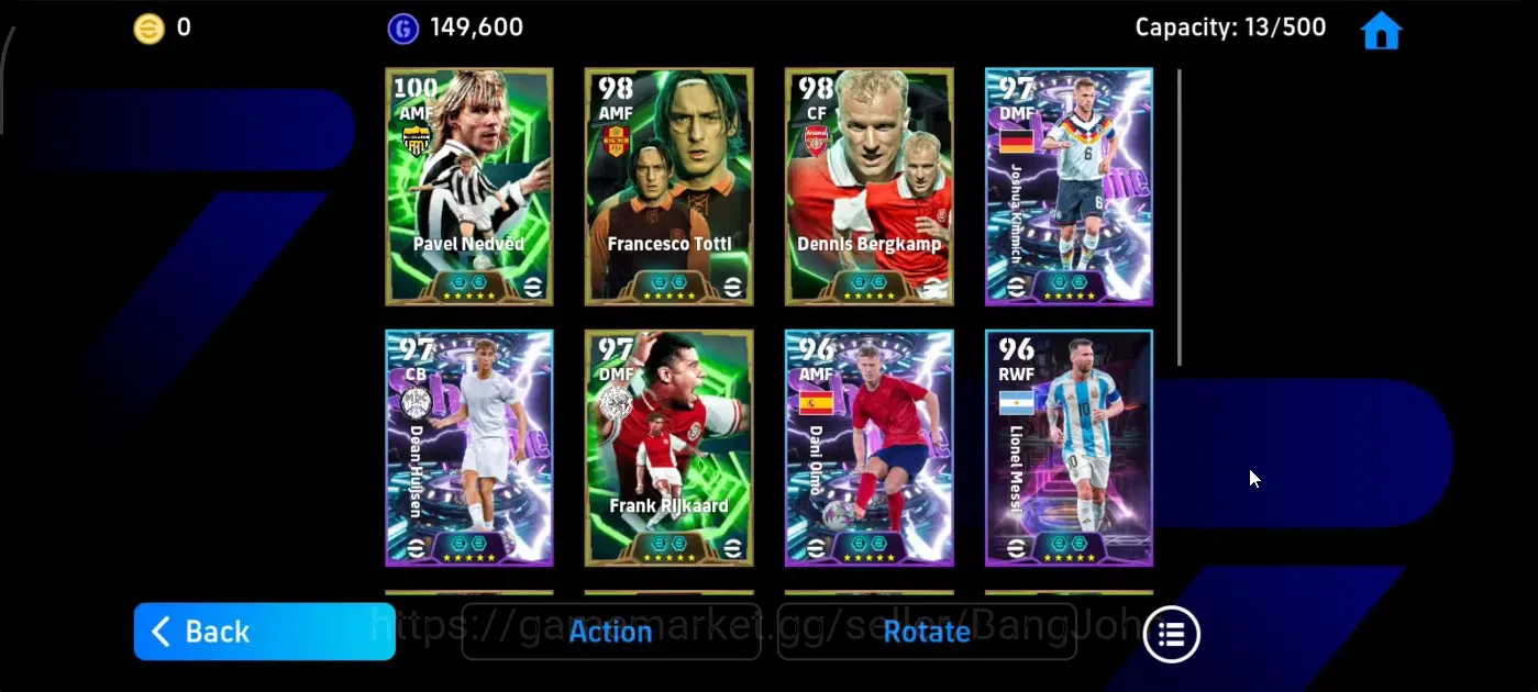 eFootball Accounts Android|PW 3158|Epic Pavel Nedved,Francesco Totti image 3
