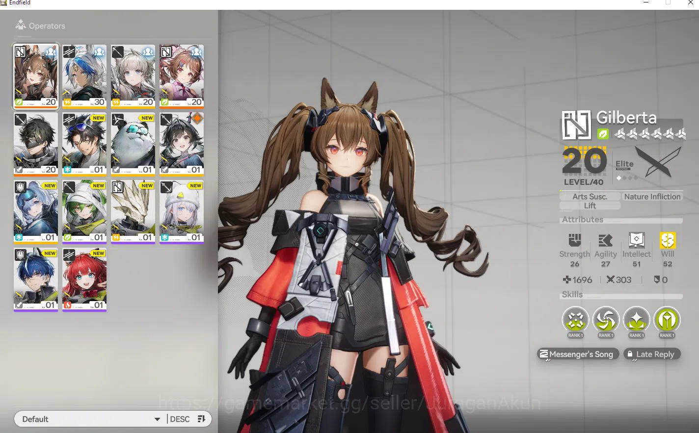 Arknights: Endfield Accounts NA/EU| Fresh Starter | SSR Meta Gilberta & Ardelia image 6