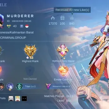 Mobile Legends: Bang Bang Accounts Collector Global|214S|Renowned|PRIME Granger,Sanrio Claude Floryn,Aspirans