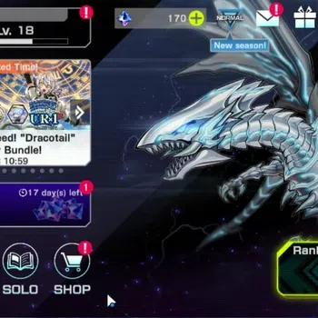 Yu-Gi-Oh! Master Duel Accounts High-Level Android|Lv 18|20 Decks|Dracotail,Radiant,Sky