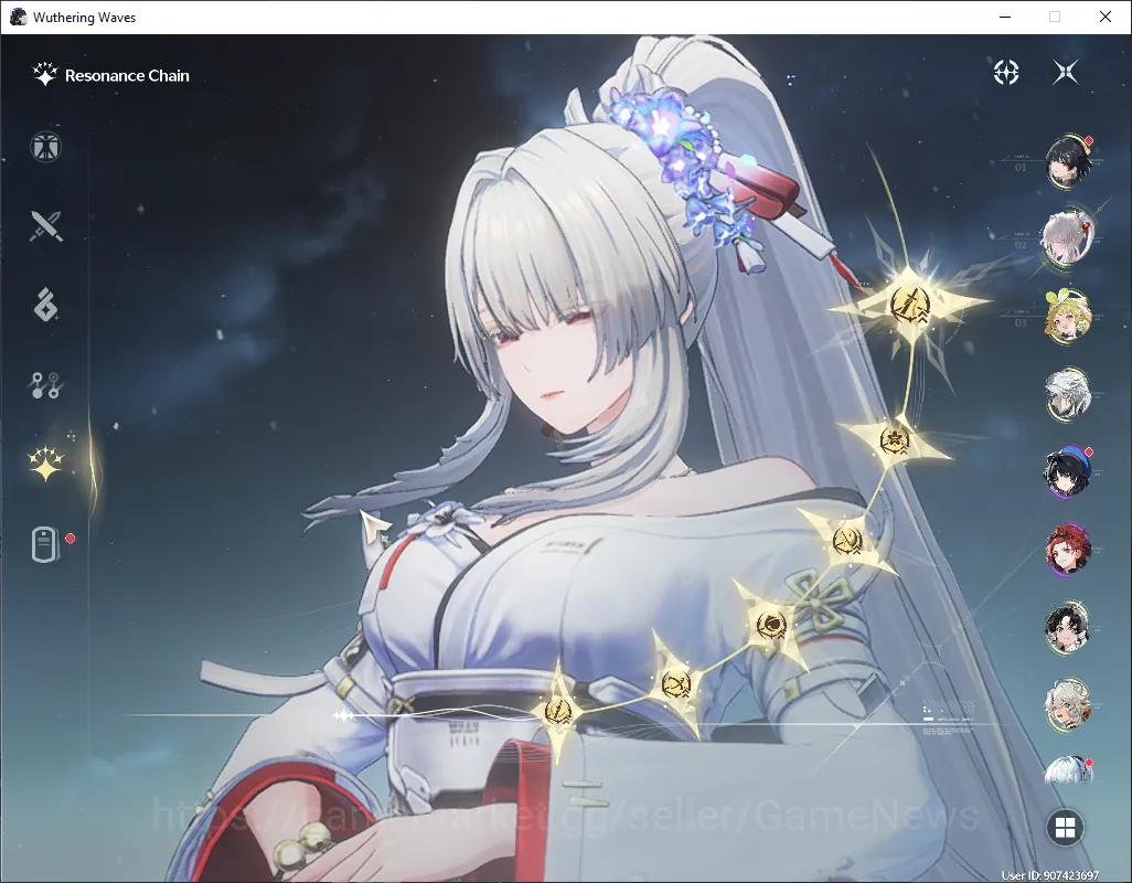 Wuthering Waves Accounts Others SEA|UL 65| 1 Limited Hiyuki RC6+Signature & 4 Standard Verina,Calcharo,Lingyang Etc|DB Lv 1