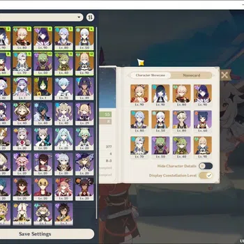 Genshin Impact Accounts Others ASIA|AR 55|7 Limited+2 (*5Weapon)|(Yoimiya)+Sign Raiden Ei C1,Neuvillete,Kazuha,Yelan,Ayaka