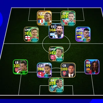 eFootball Accounts Legends & Iconic Players EFOOTBALL COLECTIVE 3188+ | BIGTIME MBAPPE NEW,J RODRIGUEZ,S GERARD,M VAN