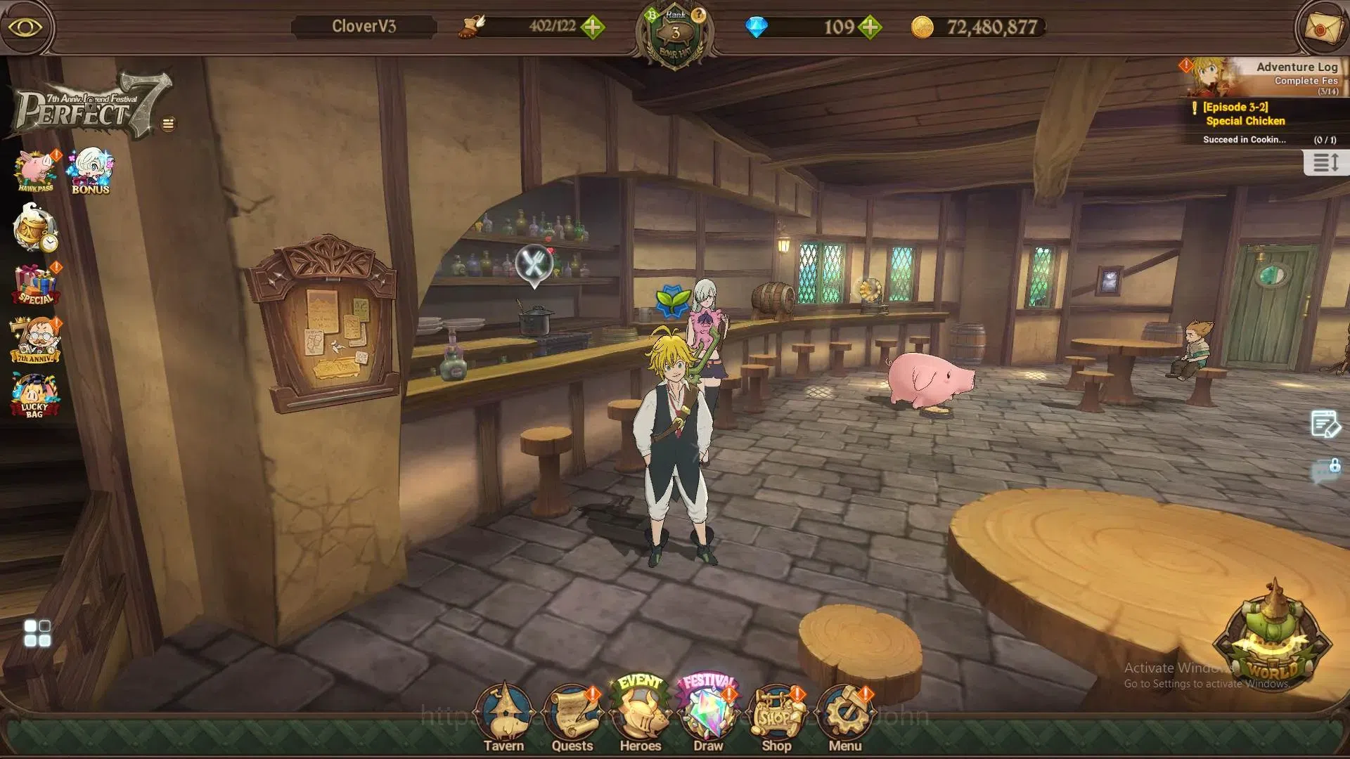 The Seven Deadly Sins: Grand Cross Accounts Global |646K CC|109 DM|1 LR+4 UR|LR P Elizabeth 1/ image 1