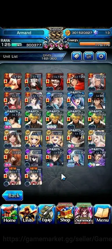 Grand Summoners Accounts Global|Rank 125|20 Ascend+8 TW|(S Miyu,Hajime,4x F image 4
