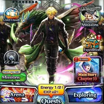 Grand Summoners End-Game Global|Rank 125|20 Ascend+8 TW|(S Miyu,Hajime,4x F image 1