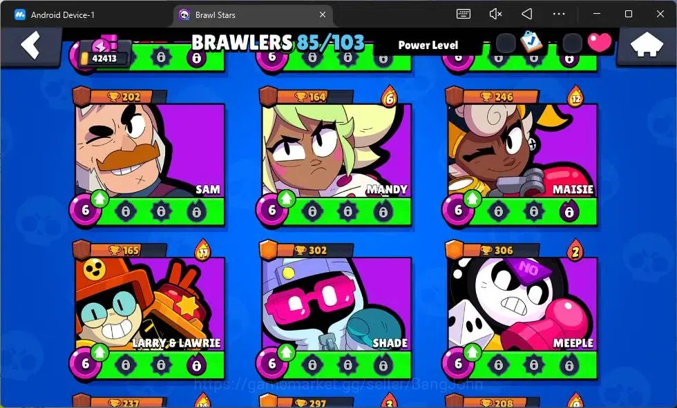 Brawl Stars Accounts Global | 42413 Thropy|85 Brawler|22 Max Hypercharg image 15