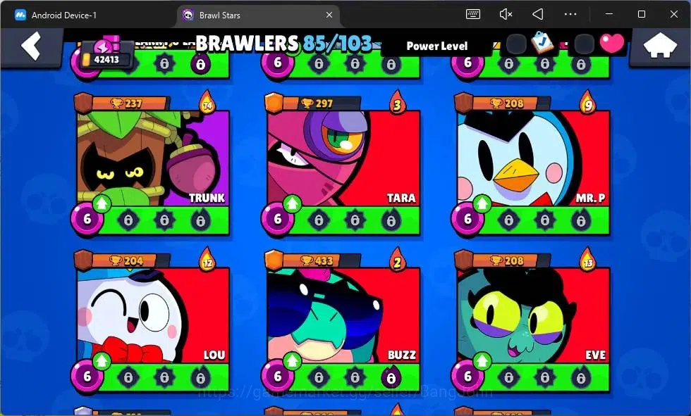 Brawl Stars Accounts Global | 42413 Thropy|85 Brawler|22 Max Hypercharg image 16