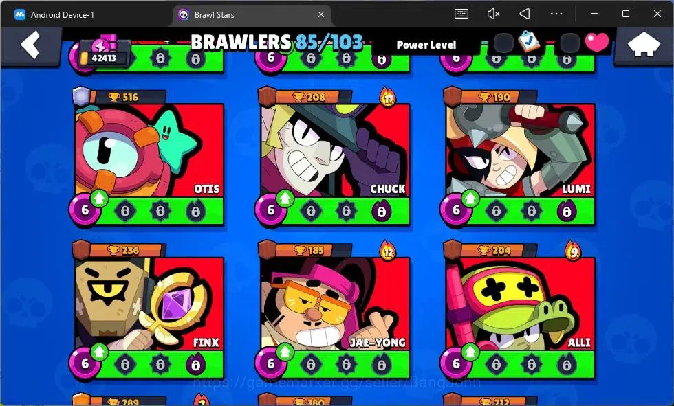 Brawl Stars Accounts Global | 42413 Thropy|85 Brawler|22 Max Hypercharg image 17