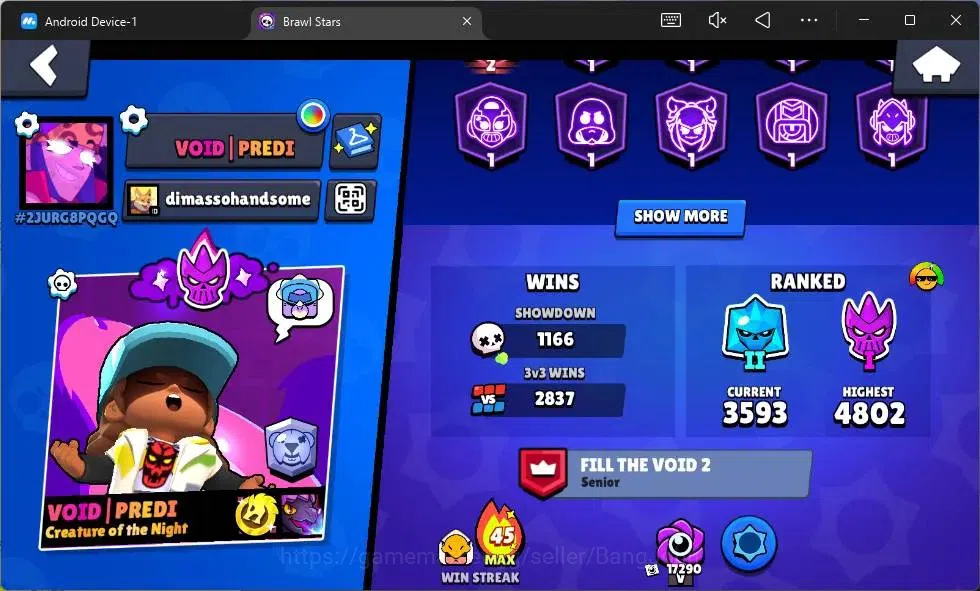Brawl Stars Accounts Global | 42413 Thropy|85 Brawler|22 Max Hypercharg image 3