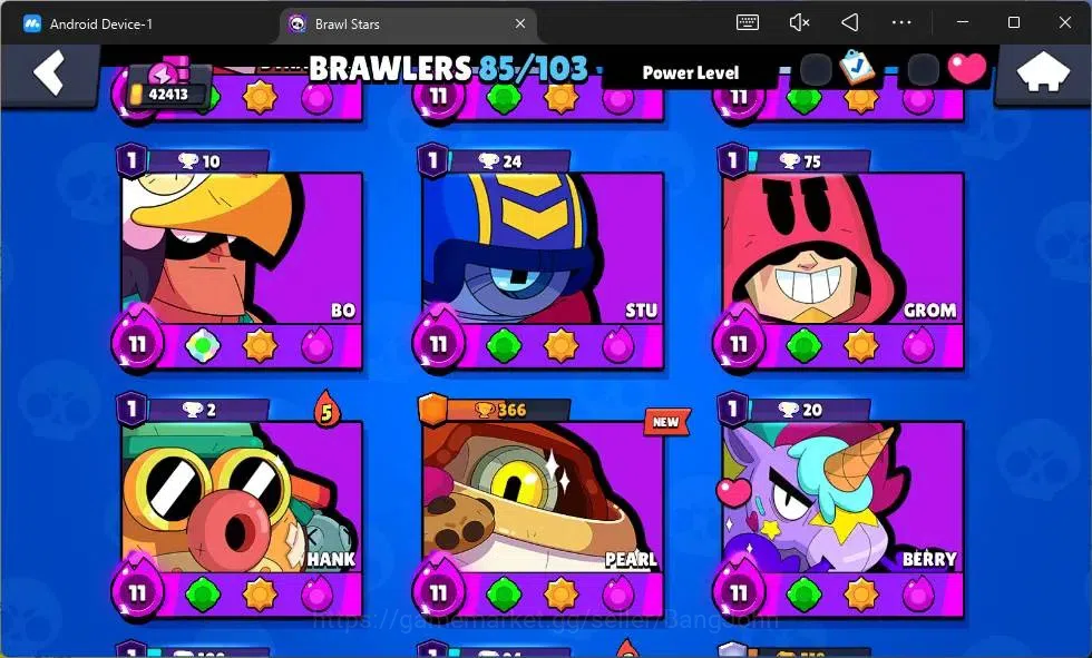 Brawl Stars Accounts Global | 42413 Thropy|85 Brawler|22 Max Hypercharg image 6