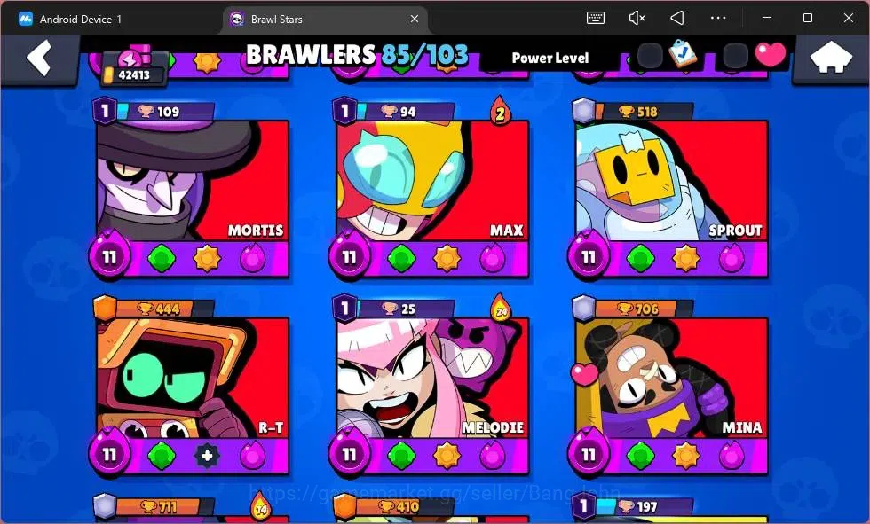Brawl Stars Accounts Global | 42413 Thropy|85 Brawler|22 Max Hypercharg image 7