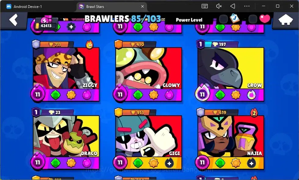 Brawl Stars Accounts Global | 42413 Thropy|85 Brawler|22 Max Hypercharg image 8